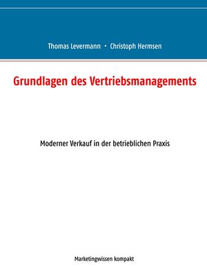 cover image of Grundlagen des Vertriebsmanagements